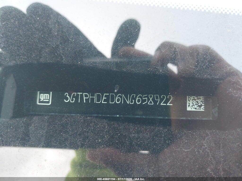 3GTPHDED6NG658922 2022 GMC SIERRA 1500 photo no. 9