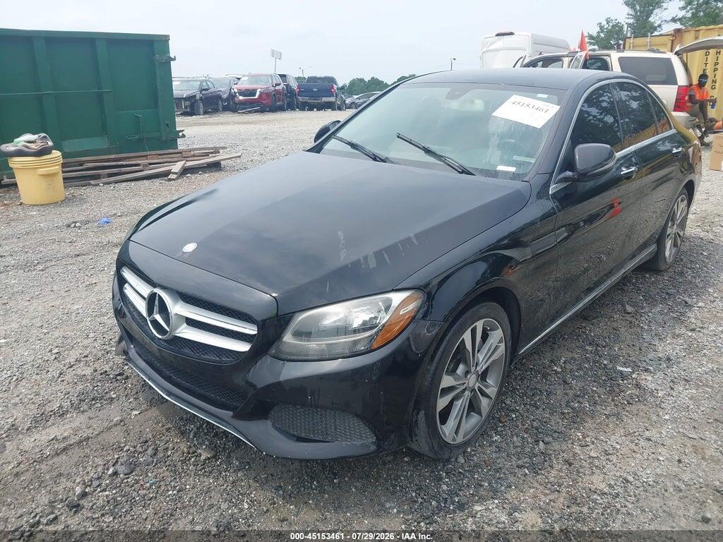 55SWF4JB7GU105306 2016 MERCEDES-BENZ C 300 photo no. 2