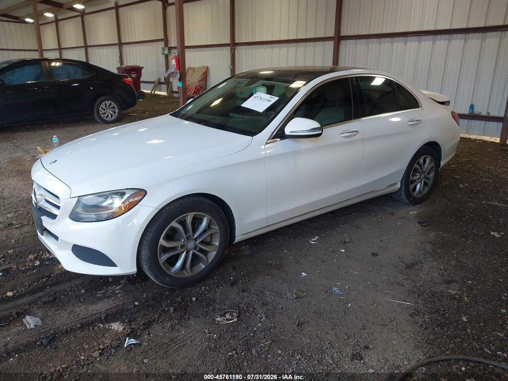 55SWF4KB4GU103253 2016 MERCEDES-BENZ C 300 photo no. 2