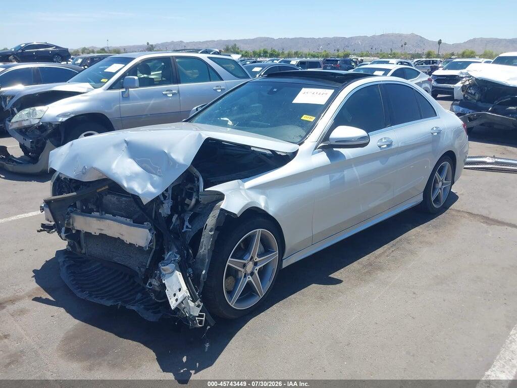 55SWF4JB0GU170403 2016 MERCEDES-BENZ C 300 photo no. 2