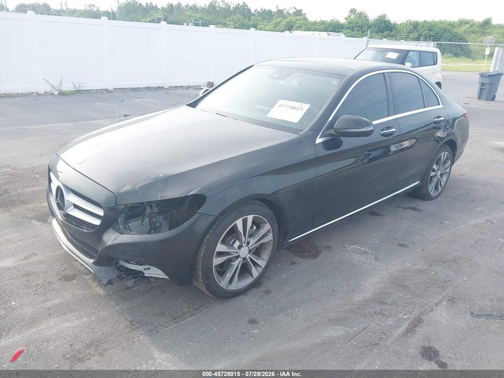 WDDWF4JB0GR135023 2016 MERCEDES-BENZ C 300 photo no. 2