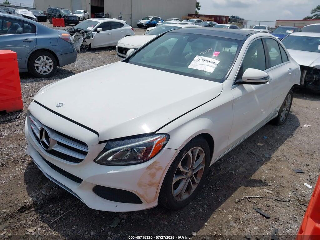 55SWF4JB3GU102290 2016 MERCEDES-BENZ C 300 photo no. 2