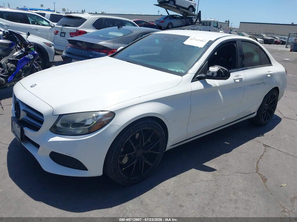 55SWF4JB8GU157978 2016 MERCEDES-BENZ C 300 photo no. 2