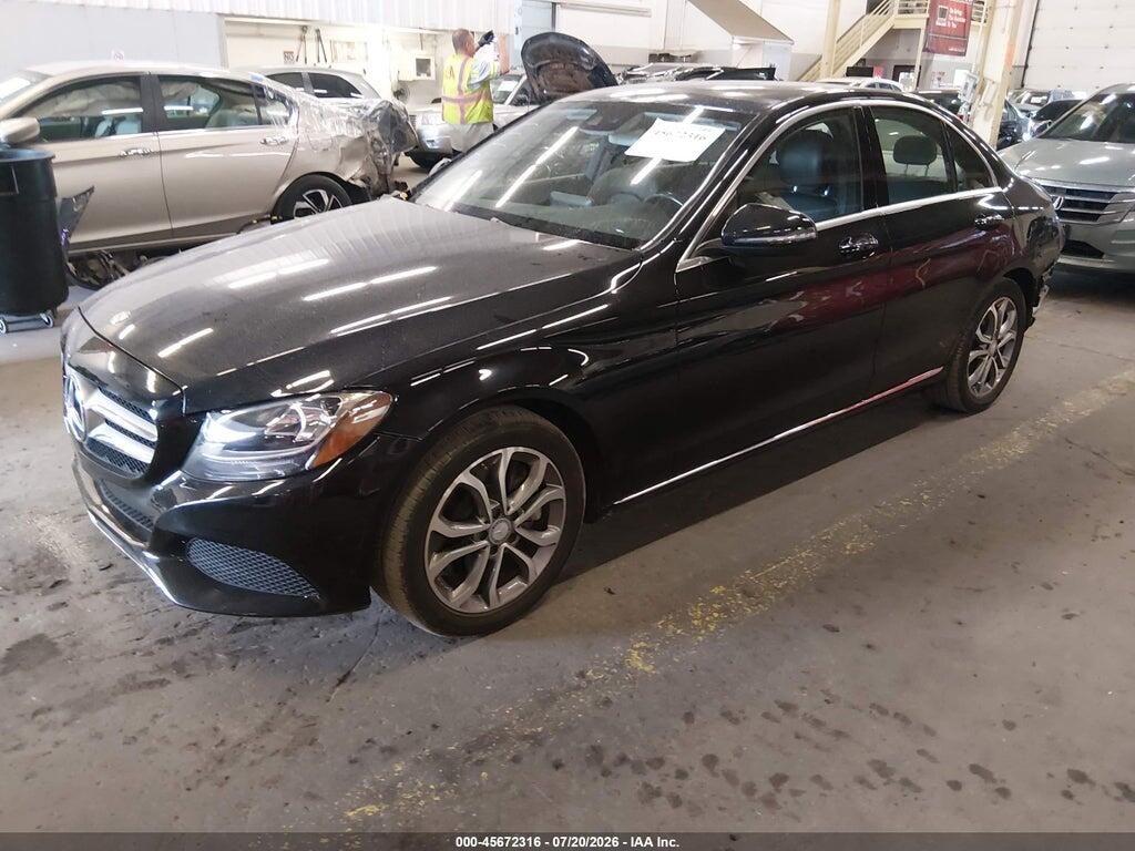 55SWF4JB9GU149257 2016 MERCEDES-BENZ C 300 photo no. 2