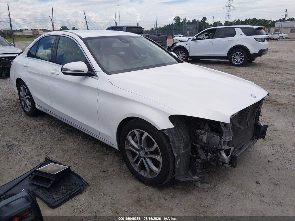 55SWF4JB7GU154893 2016 MERCEDES-BENZ C 300 photo no. 1