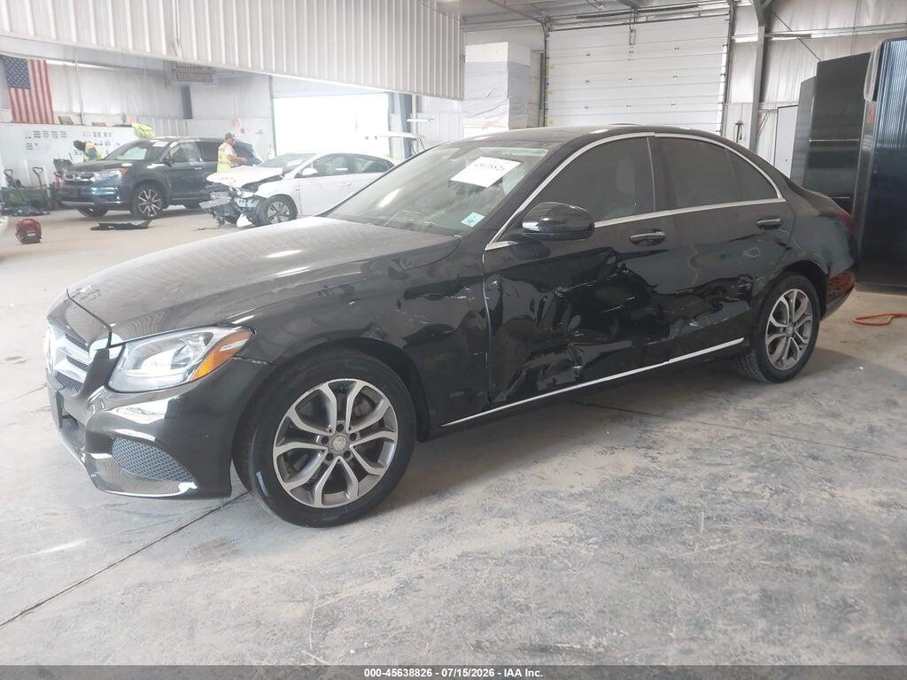 55SWF4KB5GU098175 2016 MERCEDES-BENZ C 300 photo no. 2