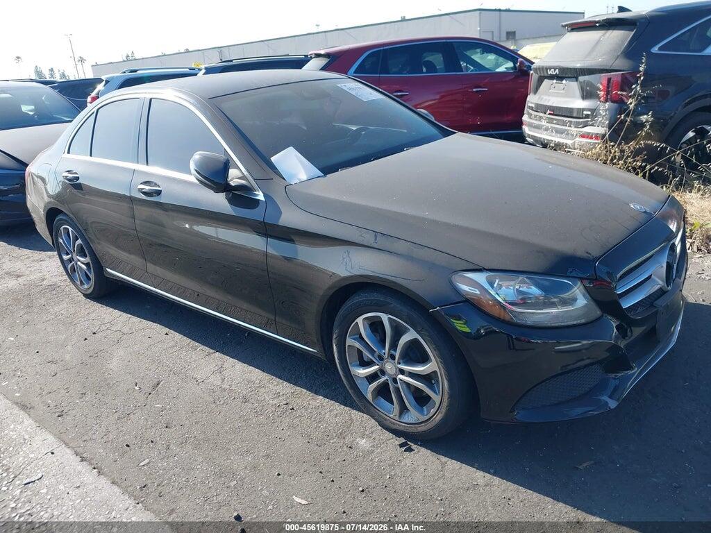 55SWF4JB2GU150878 2016 MERCEDES-BENZ C 300 photo no. 1