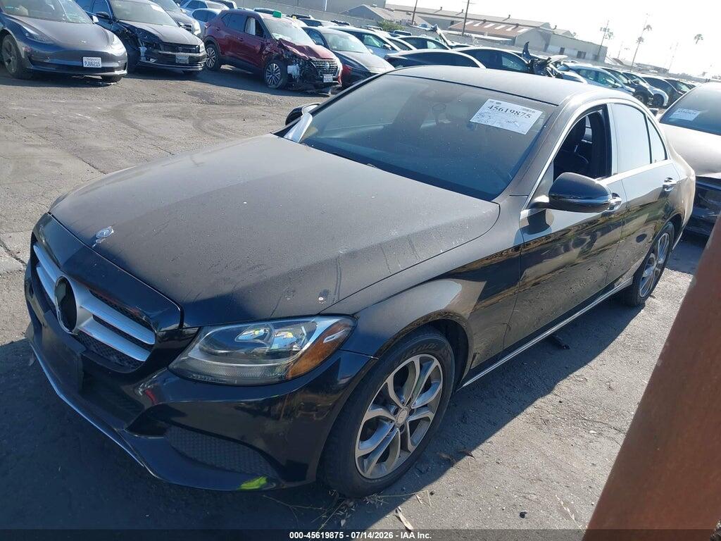 55SWF4JB2GU150878 2016 MERCEDES-BENZ C 300 photo no. 2