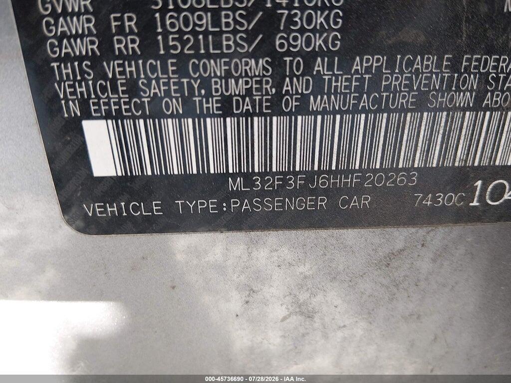 ML32F3FJ6HHF20263 2017 MITSUBISHI MIRAGE G4 photo no. 9