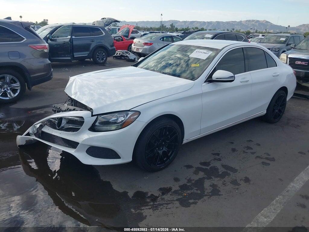 55SWF4KB3GU135174 2016 MERCEDES-BENZ C 300 photo no. 2