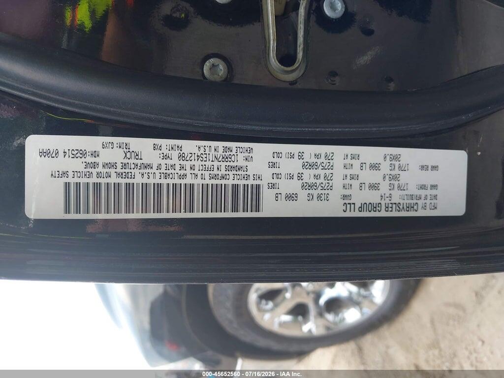 1C6RR7NT1ES412780 2014 RAM 1500 photo no. 9