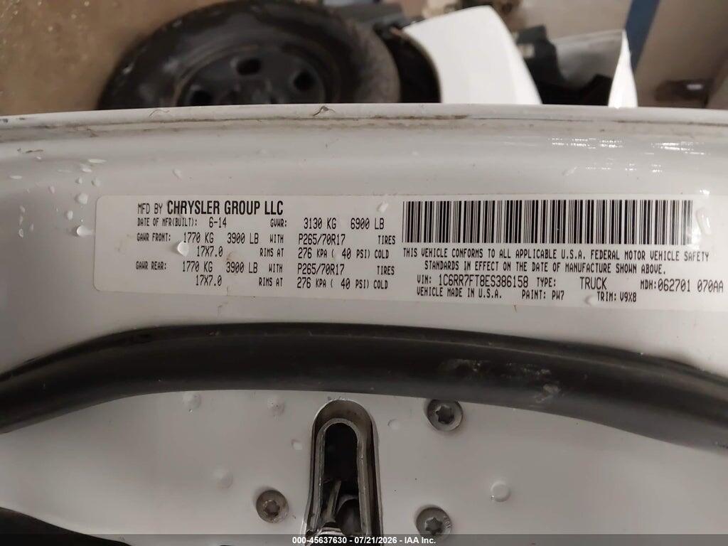 1C6RR7FT8ES386158 2014 RAM 1500 photo no. 9