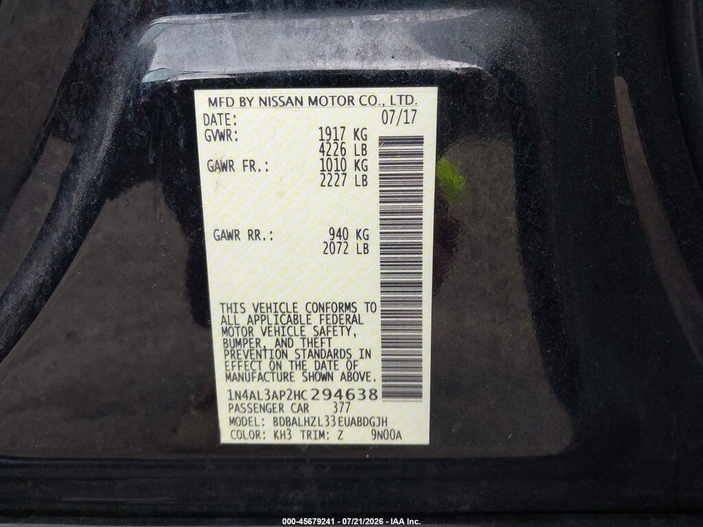 1N4AL3AP2HC294638 2017 NISSAN ALTIMA photo no. 9