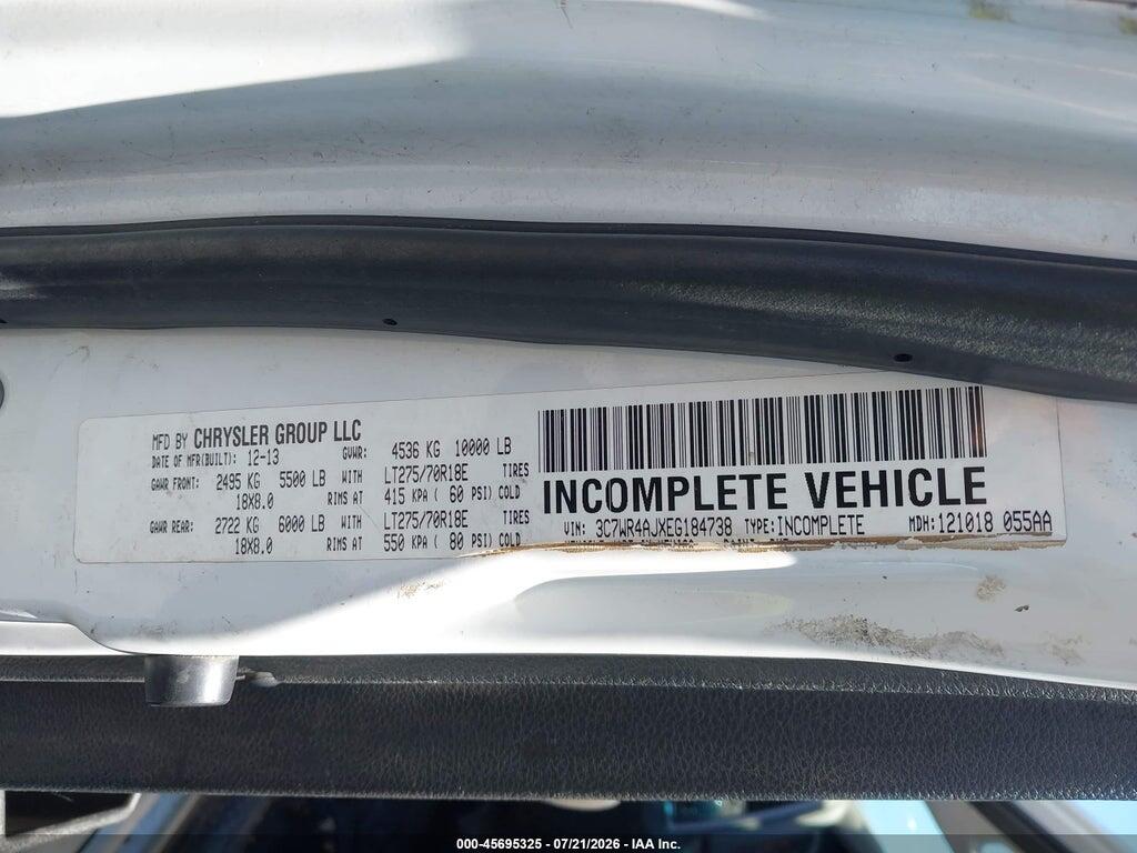 3C7WR4AJXEG184738 2014 RAM 2500 photo no. 9