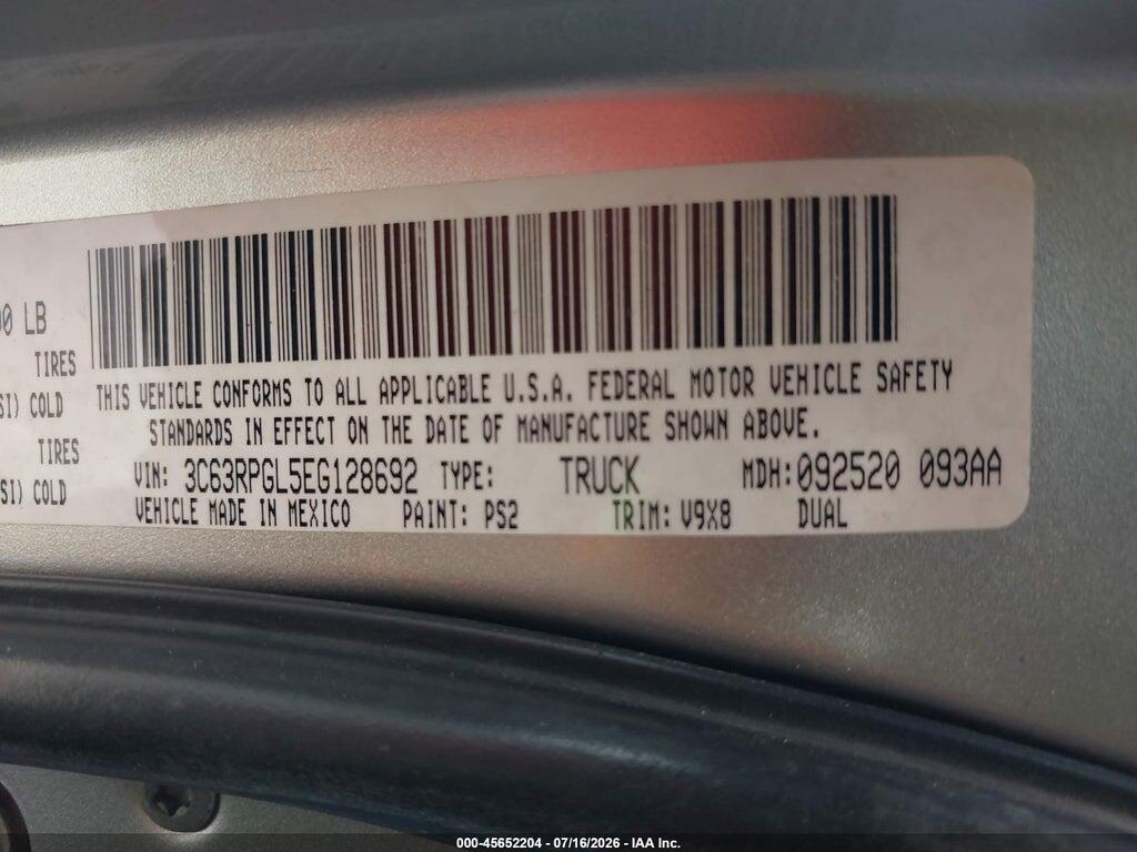 3C63RPGL5EG128692 2014 RAM 3500 photo no. 9