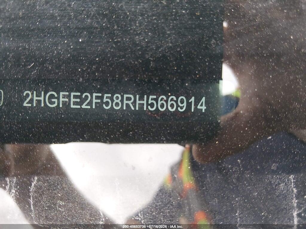 2HGFE2F58RH566914 2024 HONDA CIVIC photo no. 9