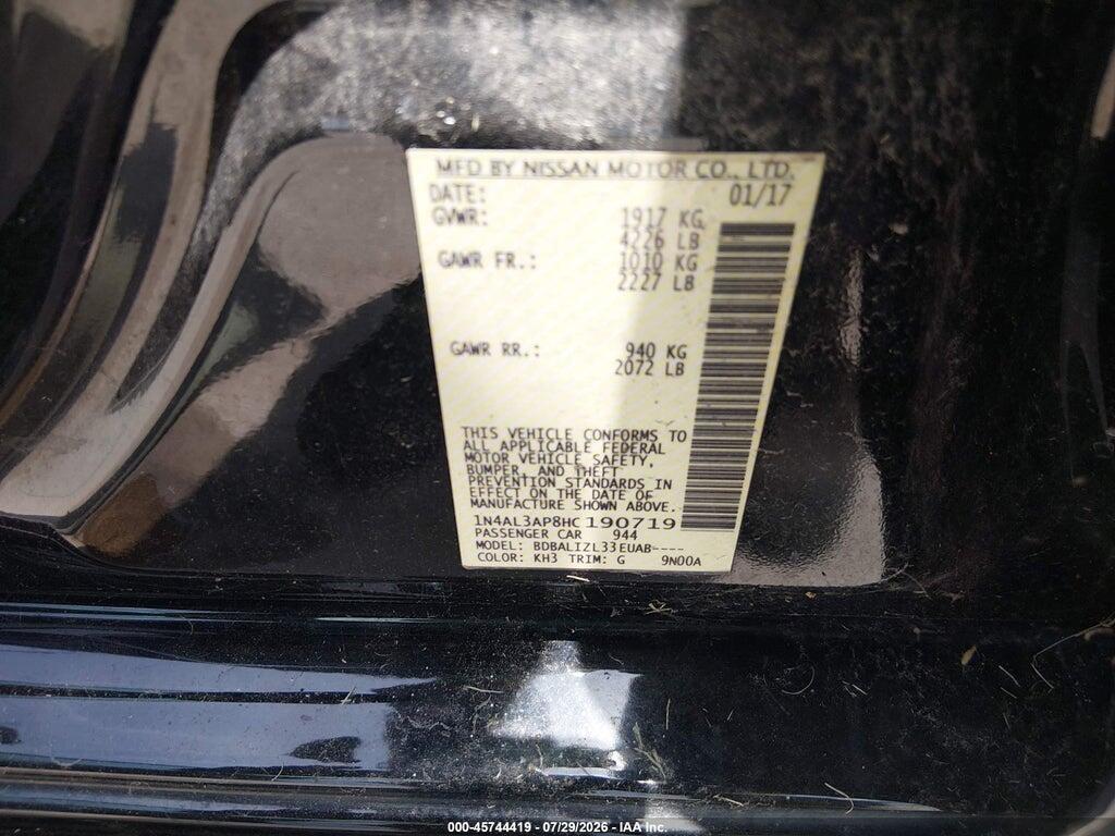 1N4AL3AP8HC190719 2017 NISSAN ALTIMA photo no. 9