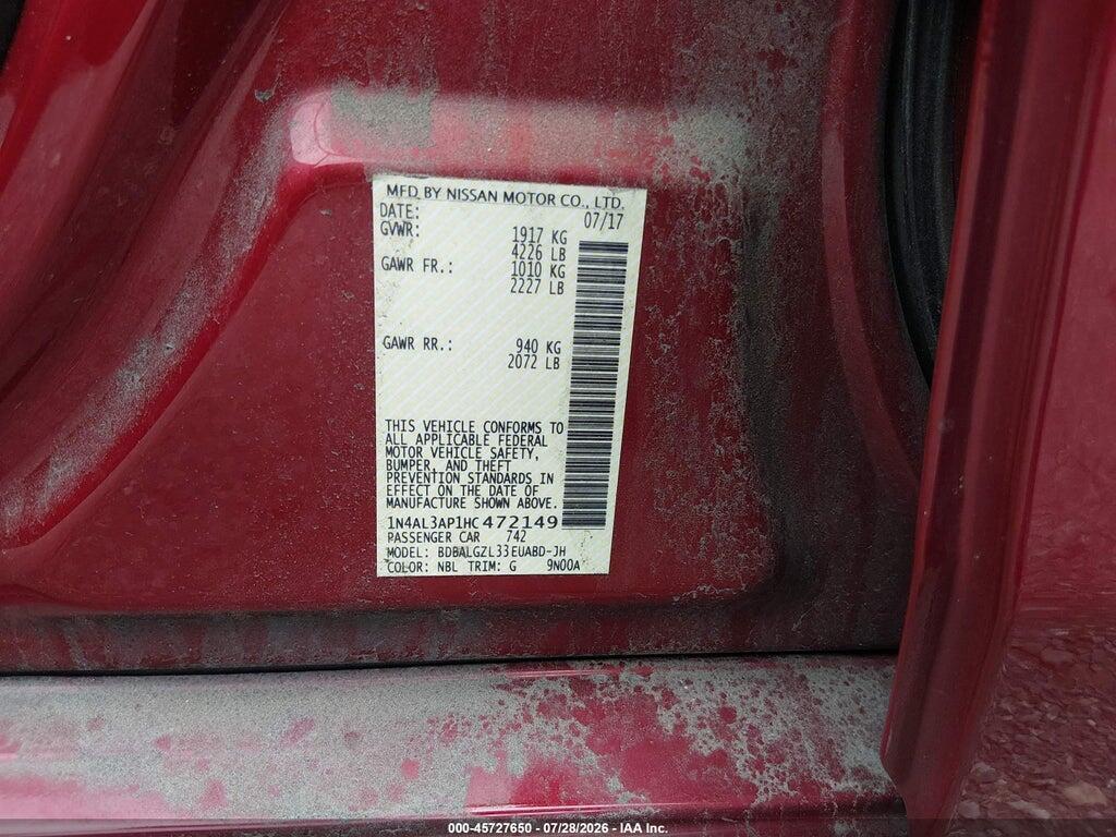 1N4AL3AP1HC472149 2017 NISSAN ALTIMA photo no. 9