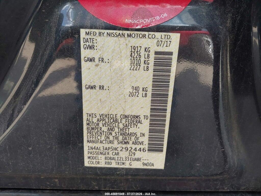 1N4AL3AP5HC292446 2017 NISSAN ALTIMA photo no. 9