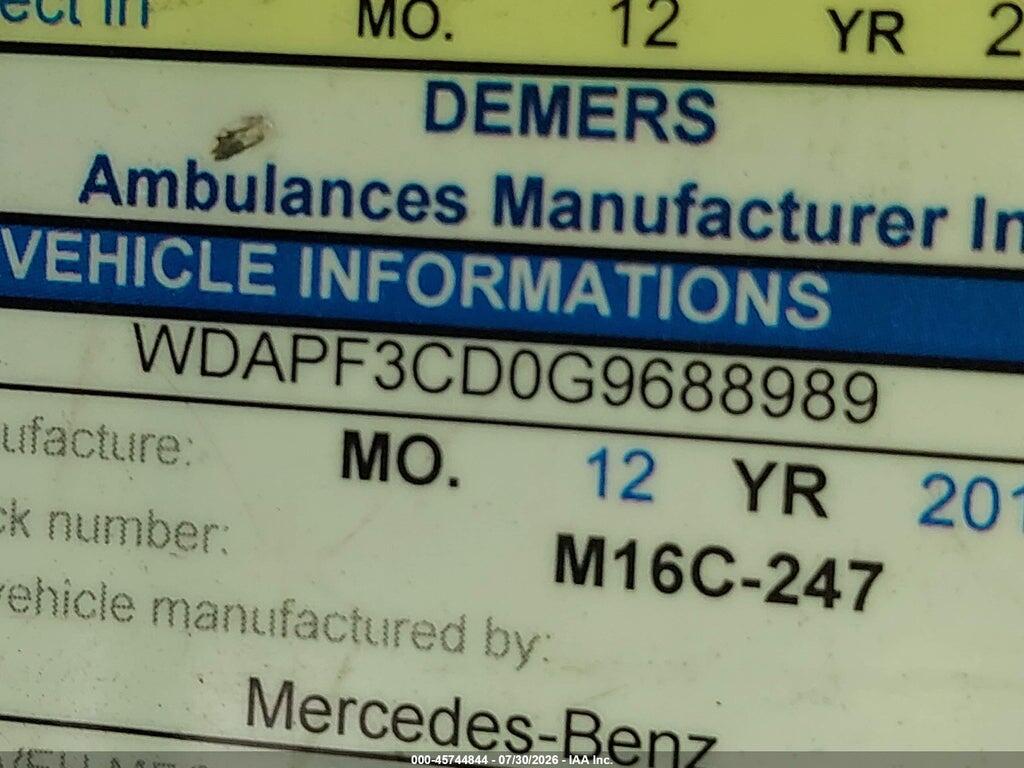 WDAPF3CD0G9688989 2016 MERCEDES-BENZ SPRINTER 3500 photo no. 8