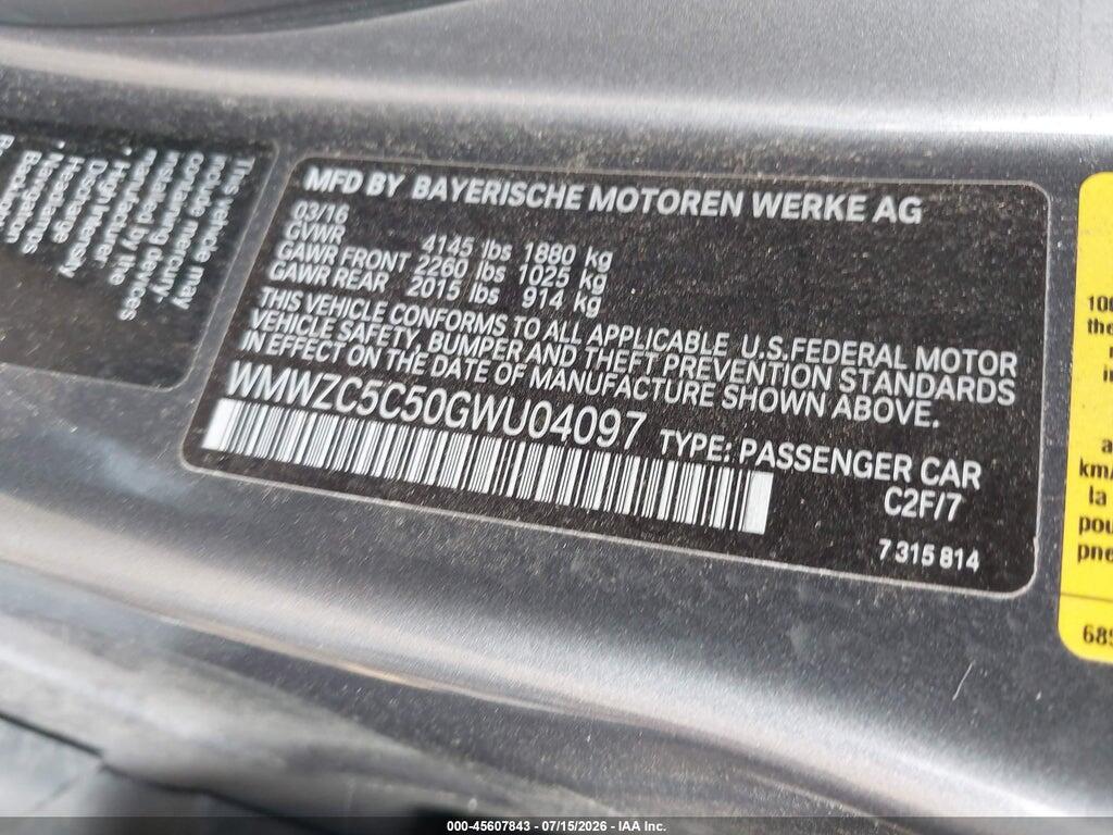 WMWZC5C50GWU04097 2016 MINI COUNTRYMAN photo no. 9