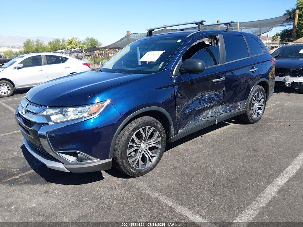JA4AD2A33GZ065602 2016 MITSUBISHI OUTLANDER photo no. 2