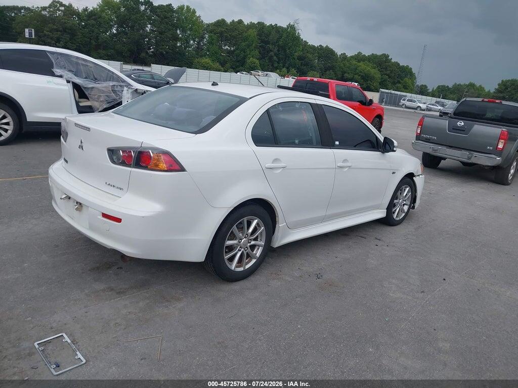 JA32U2FUXGU007381 2016 MITSUBISHI LANCER photo no. 4