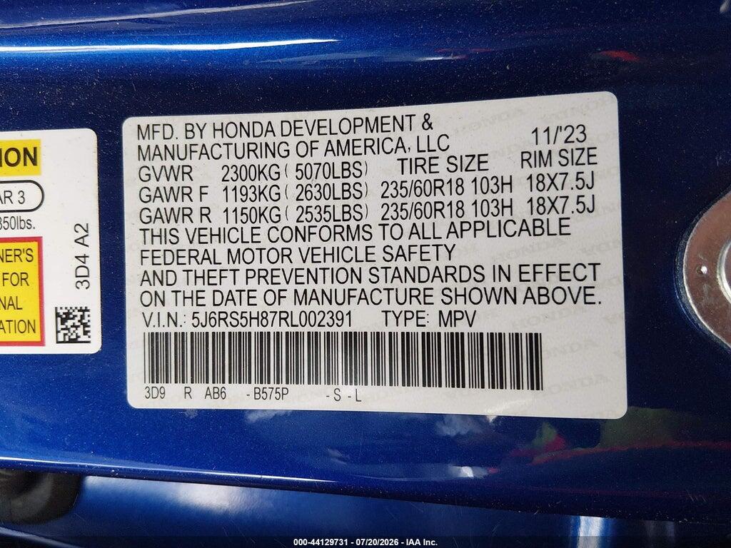 5J6RS5H87RL002391 2024 HONDA CR-V HYBRID photo no. 9
