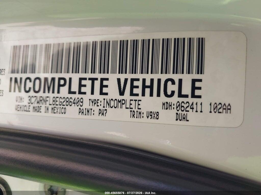 3C7WRNFL8EG286409 2014 RAM 5500 CHASSIS photo no. 8