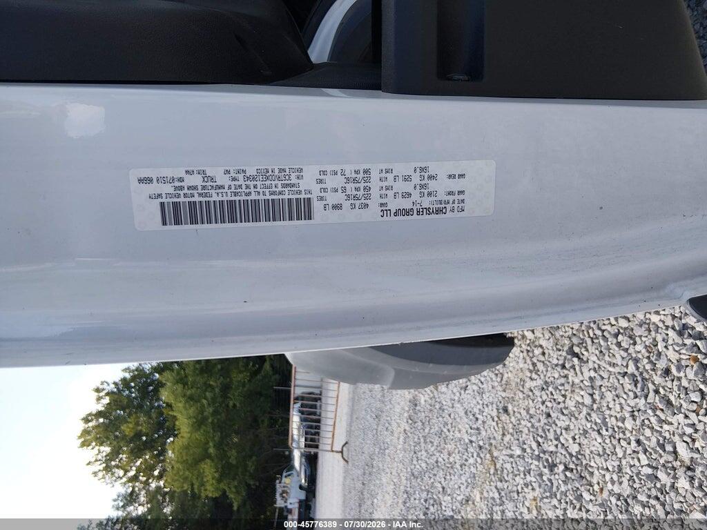 3C6TRVDDXEE120343 2014 RAM PROMASTER 2500 photo no. 9