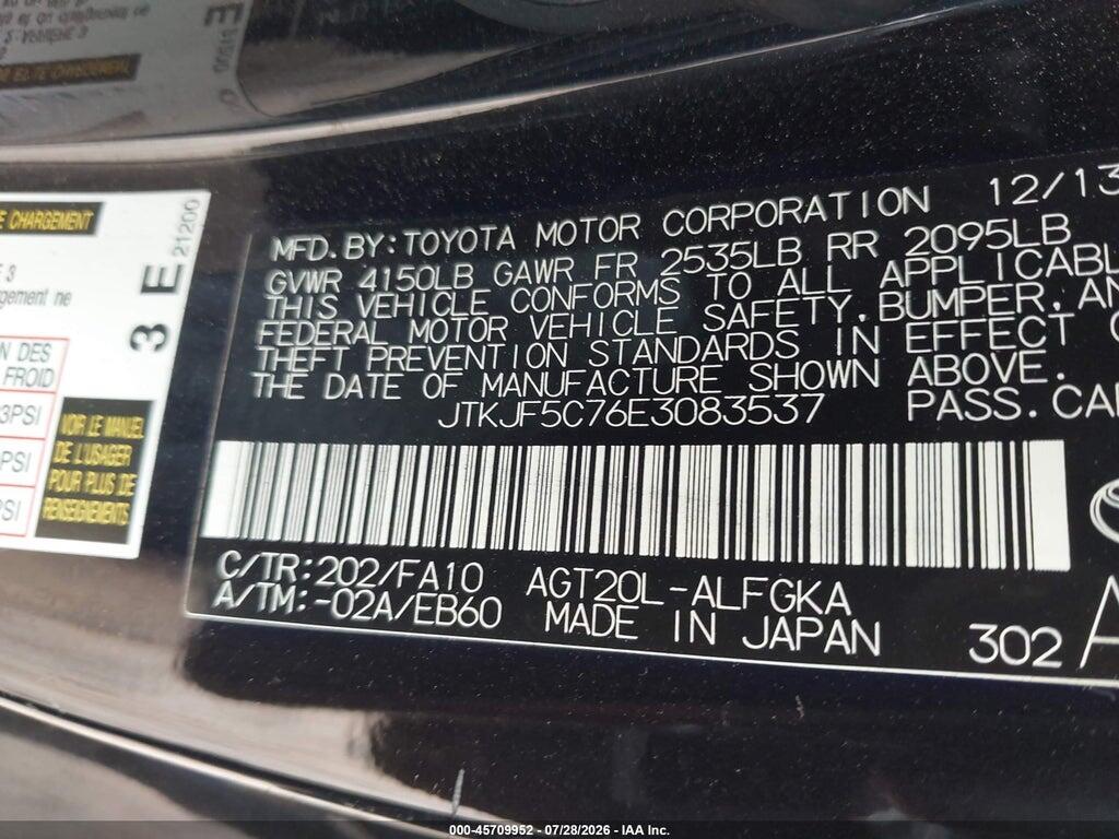 JTKJF5C76E3083537 2014 SCION TC photo no. 9
