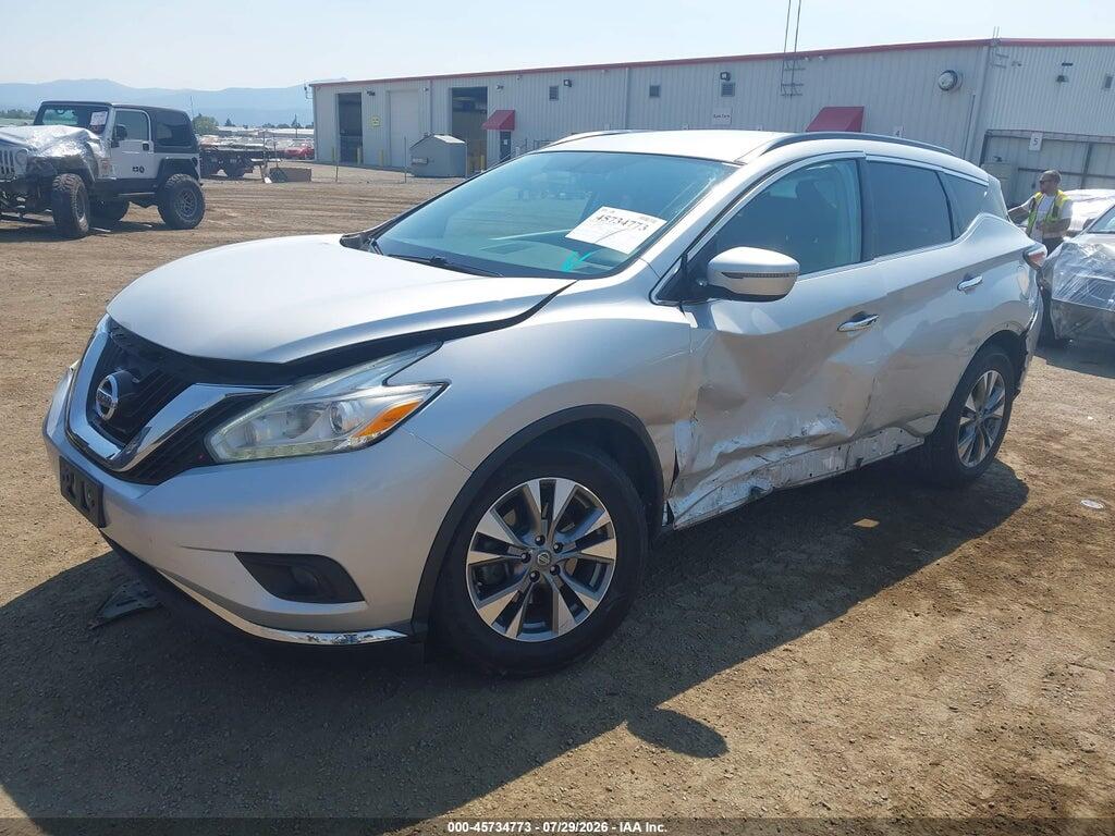 5N1AZ2MH5HN105956 2017 NISSAN MURANO photo no. 2