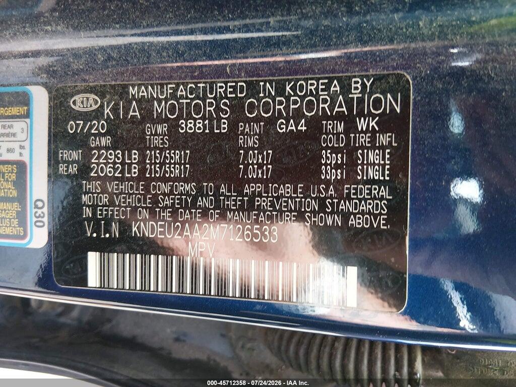 KNDEU2AA2M7126533 2021 KIA SELTOS photo no. 9