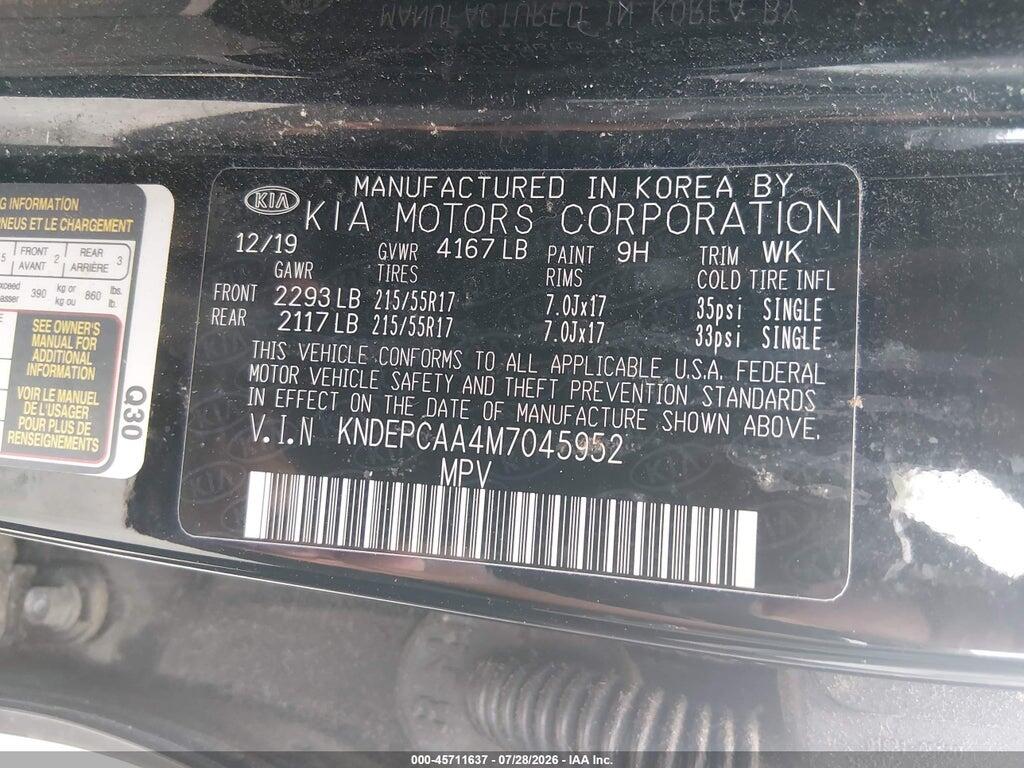 KNDEPCAA4M7045952 2021 KIA SELTOS photo no. 9