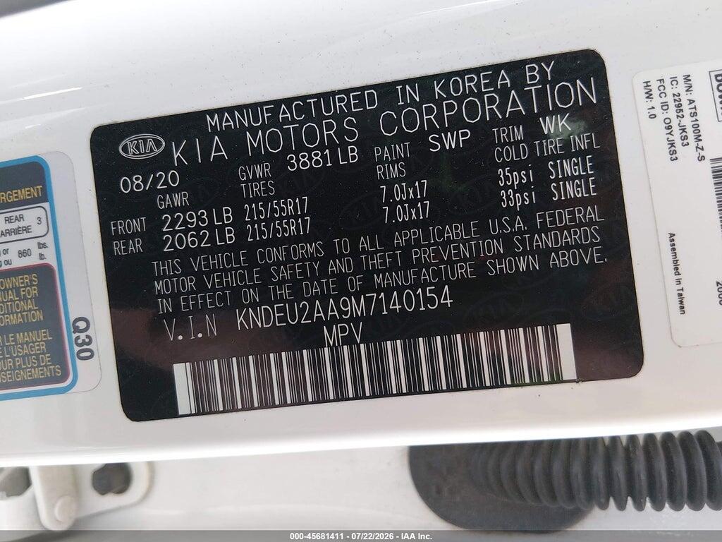 KNDEU2AA9M7140154 2021 KIA SELTOS photo no. 9
