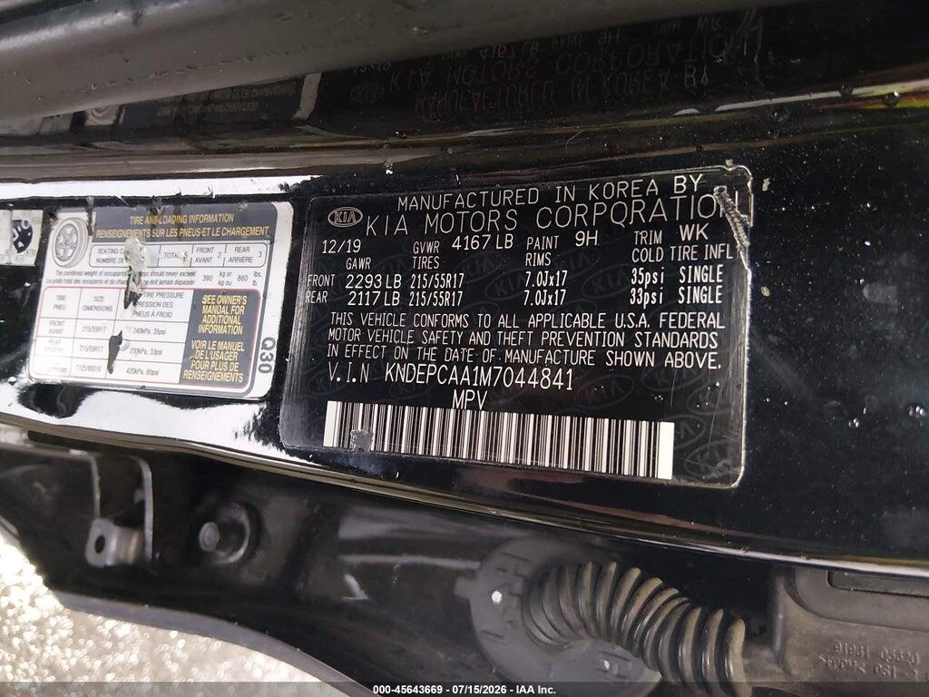 KNDEPCAA1M7044841 2021 KIA SELTOS photo no. 9