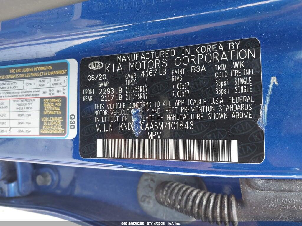 KNDEPCAA6M7101843 2021 KIA SELTOS photo no. 9