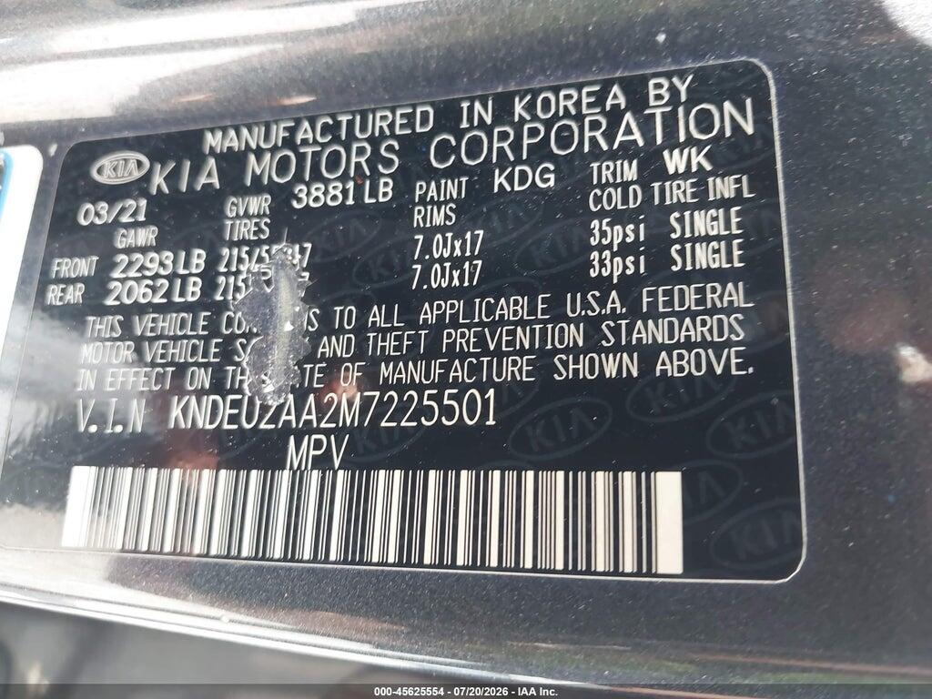 KNDEU2AA2M7225501 2021 KIA SELTOS photo no. 9