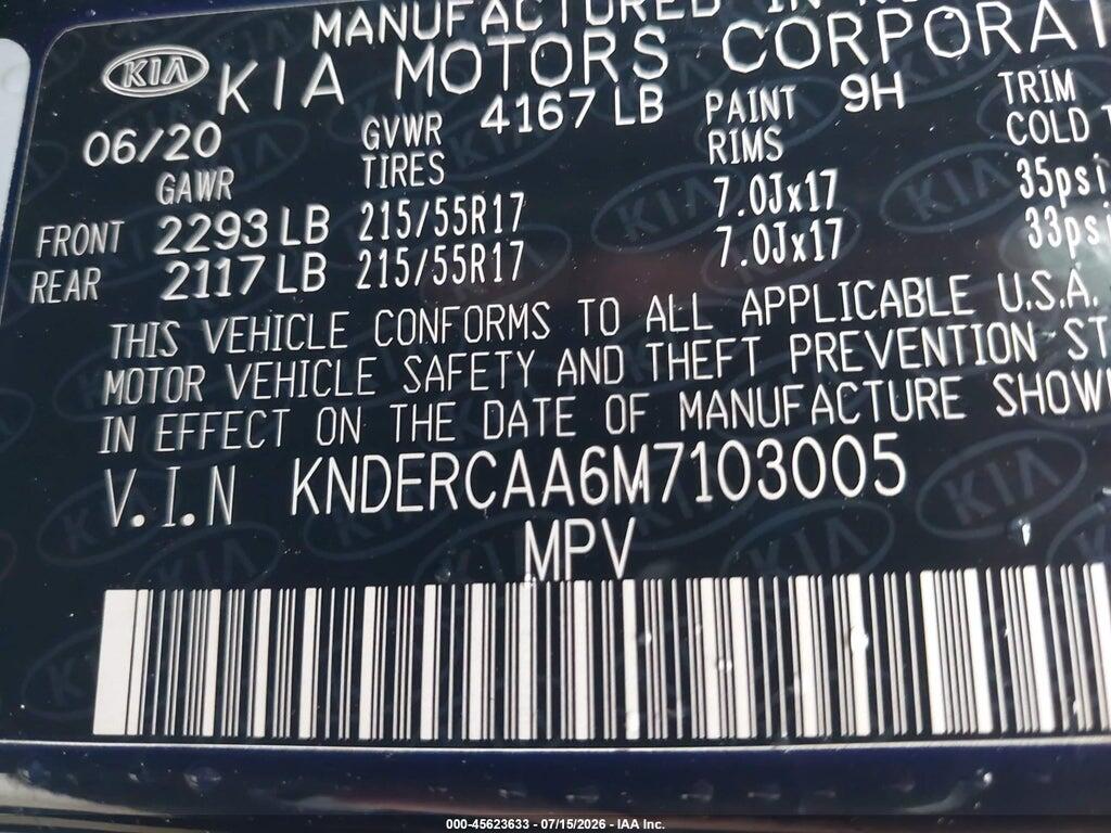 KNDERCAA6M7103005 2021 KIA SELTOS photo no. 9