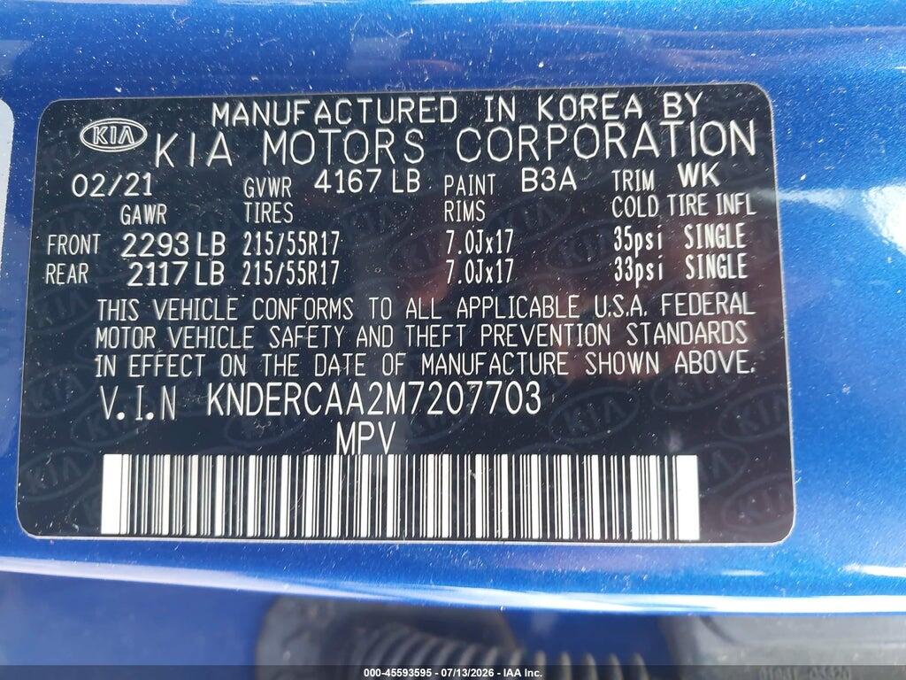 KNDERCAA2M7207703 2021 KIA SELTOS photo no. 9