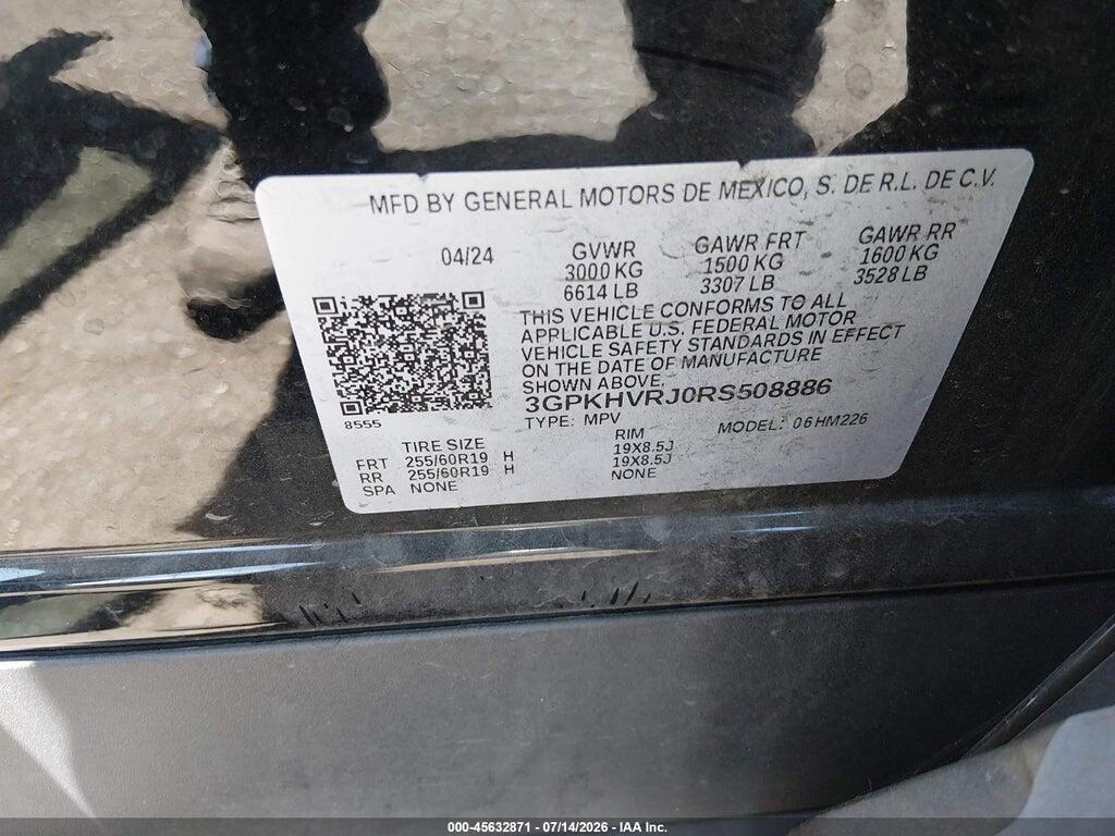 3GPKHVRJ0RS508886 2024 HONDA PROLOGUE photo no. 9