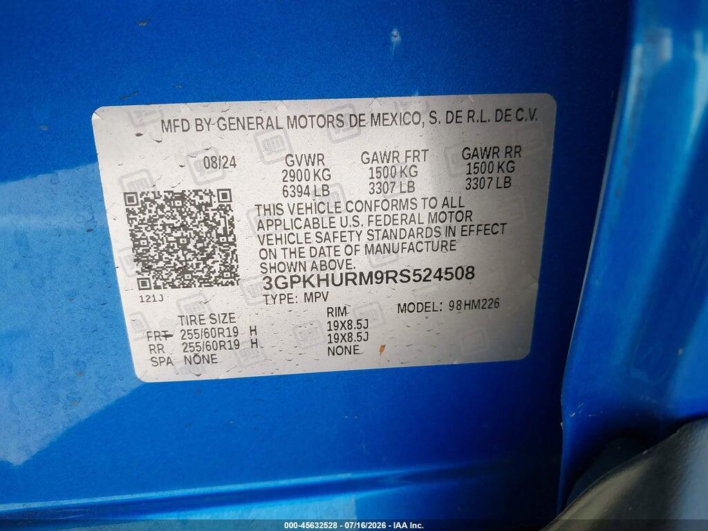 3GPKHURM9RS524508 2024 HONDA PROLOGUE photo no. 9