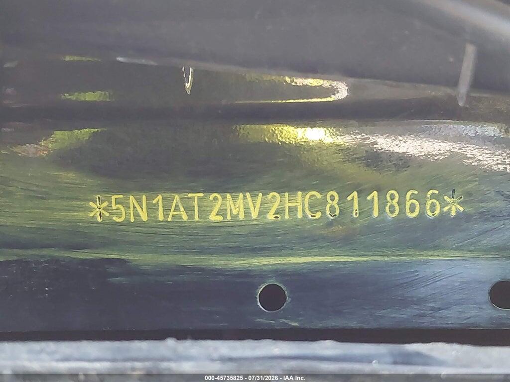 5N1AT2MV2HC811866 2017 NISSAN ROGUE photo no. 9