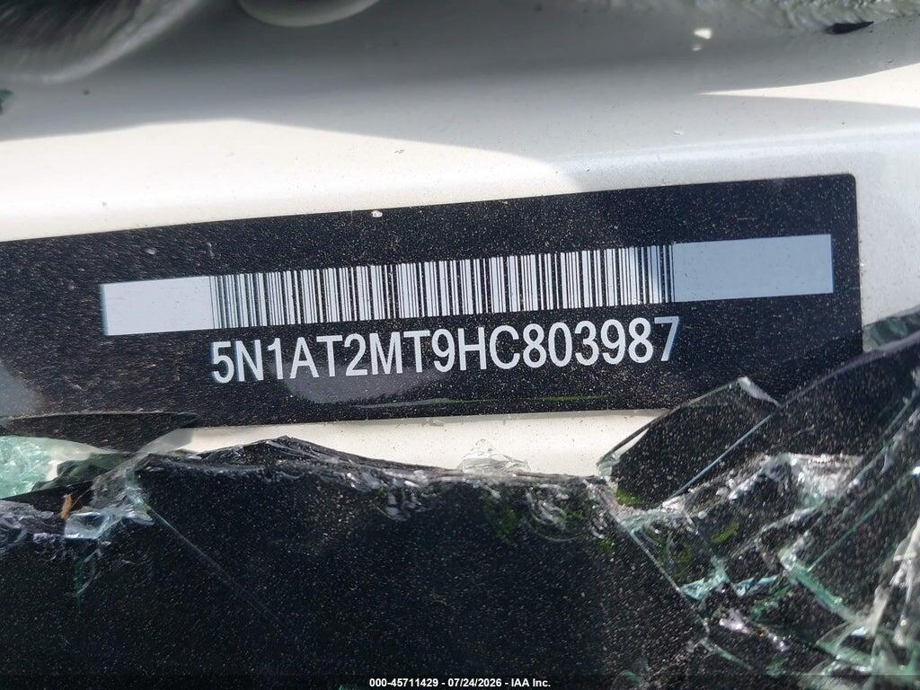 5N1AT2MT9HC803987 2017 NISSAN ROGUE photo no. 9