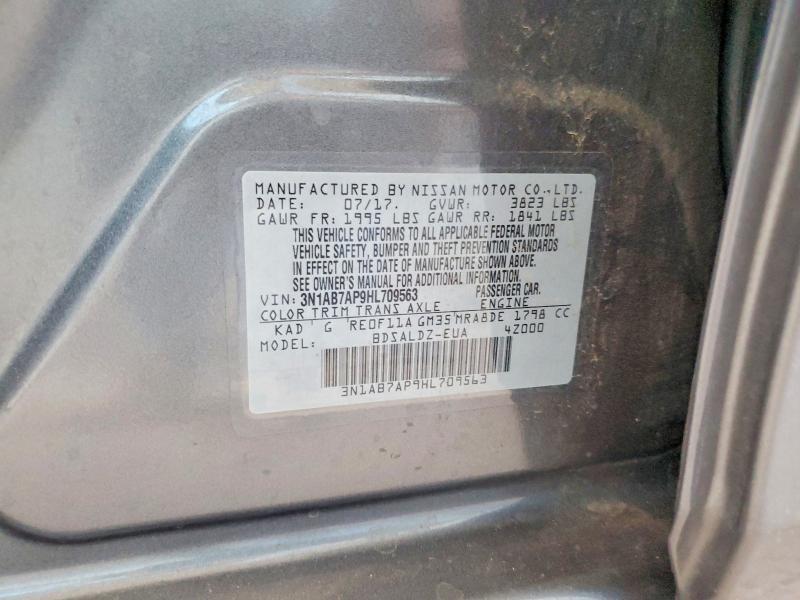 3N1AB7AP9HL709563 2017 NISSAN SENTRA photo no. 12