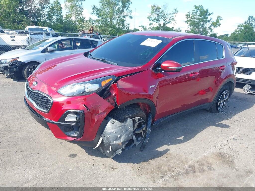 KNDPMCAC2M7845460 2021 KIA SPORTAGE photo no. 2