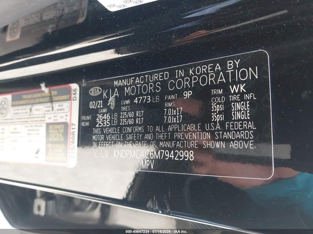 KNDPMCAC6M7942998 2021 KIA SPORTAGE photo no. 8