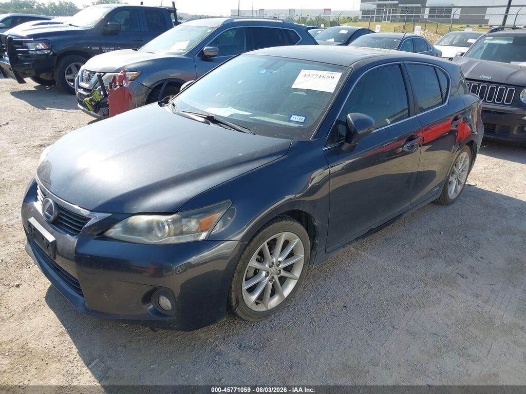 JTHKD5BH0B2029923 2011 LEXUS CT 200H photo no. 2