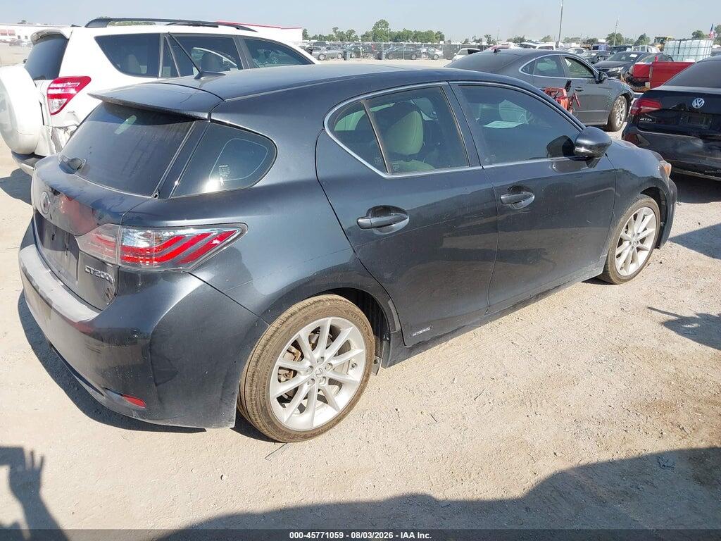 JTHKD5BH0B2029923 2011 LEXUS CT 200H photo no. 4