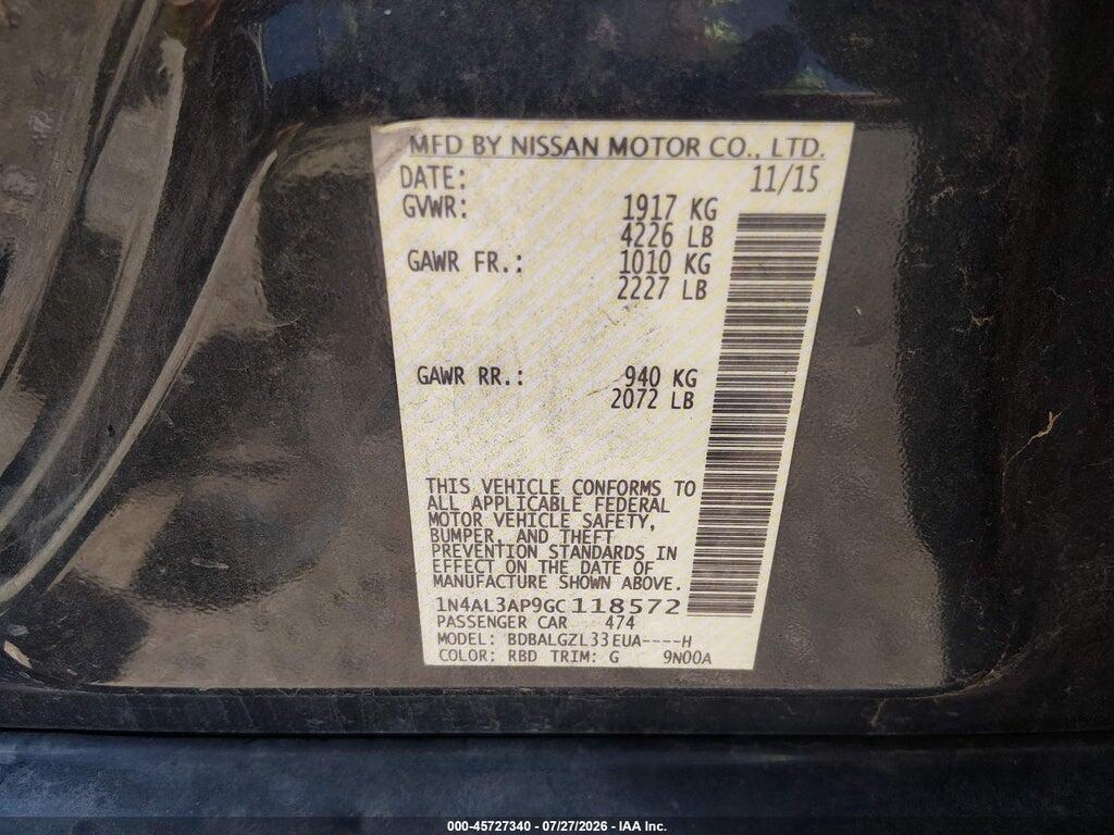 1N4AL3AP9GC118572 2016 NISSAN ALTIMA photo no. 9